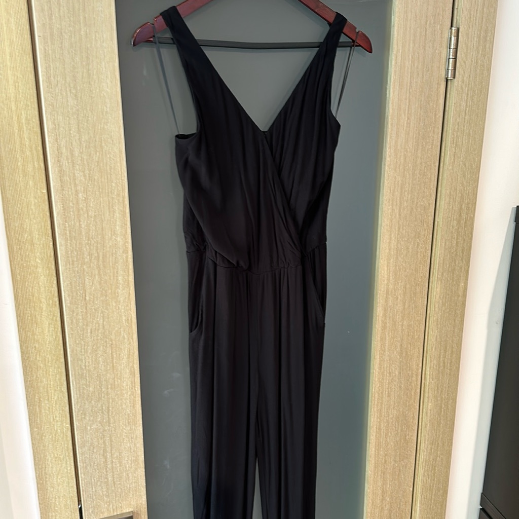 Zara Basic Black Jumpsuit